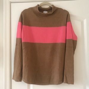 Camel and Pink sweater
